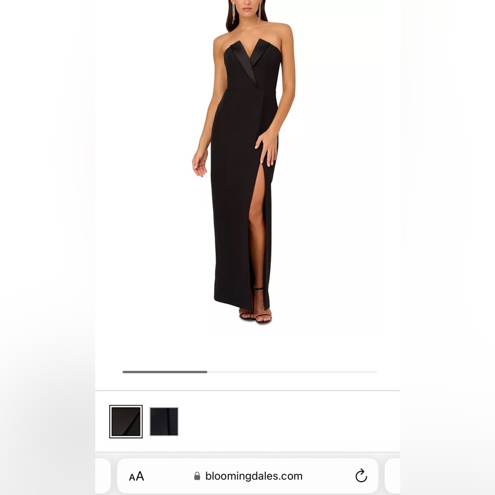 Black formal dress, bridesmaids dress, gala attire